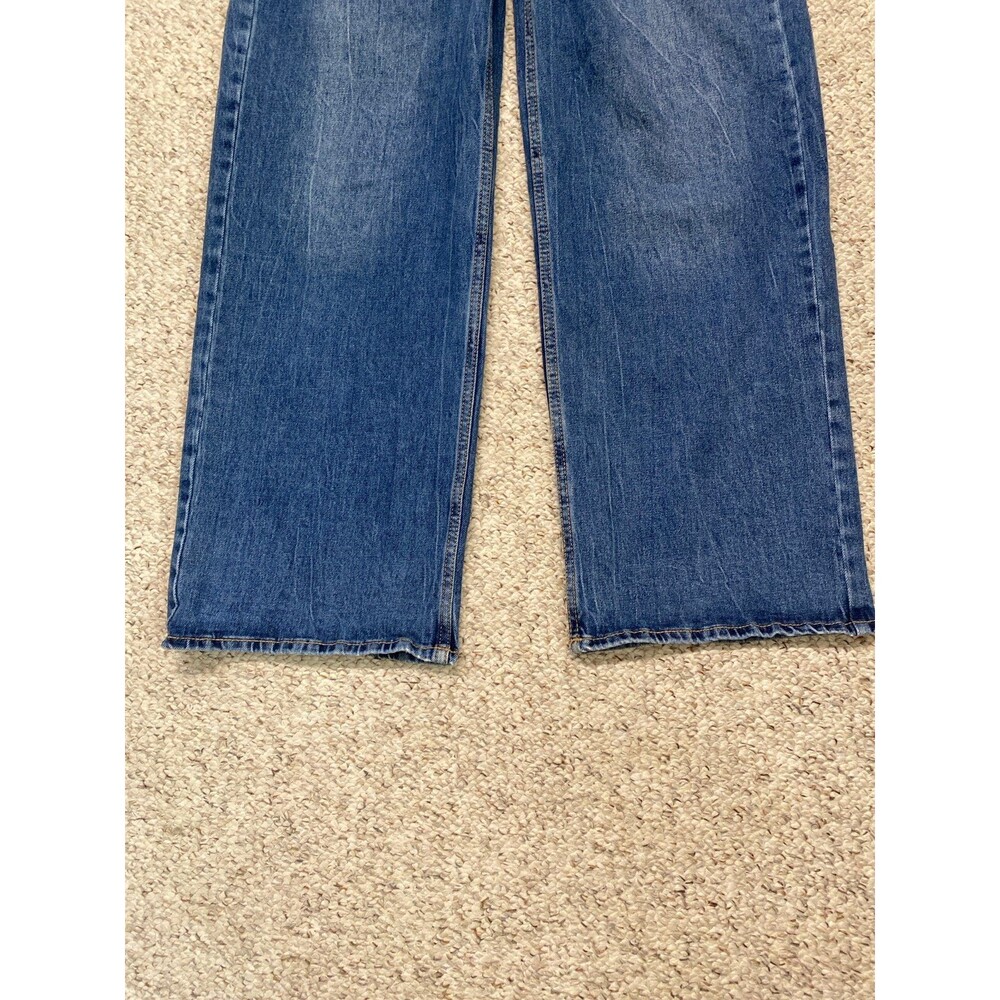 Old Navy Mid Rise Wide Leg Women's Size 8 Denim Jeans - Picture 6 of 8
